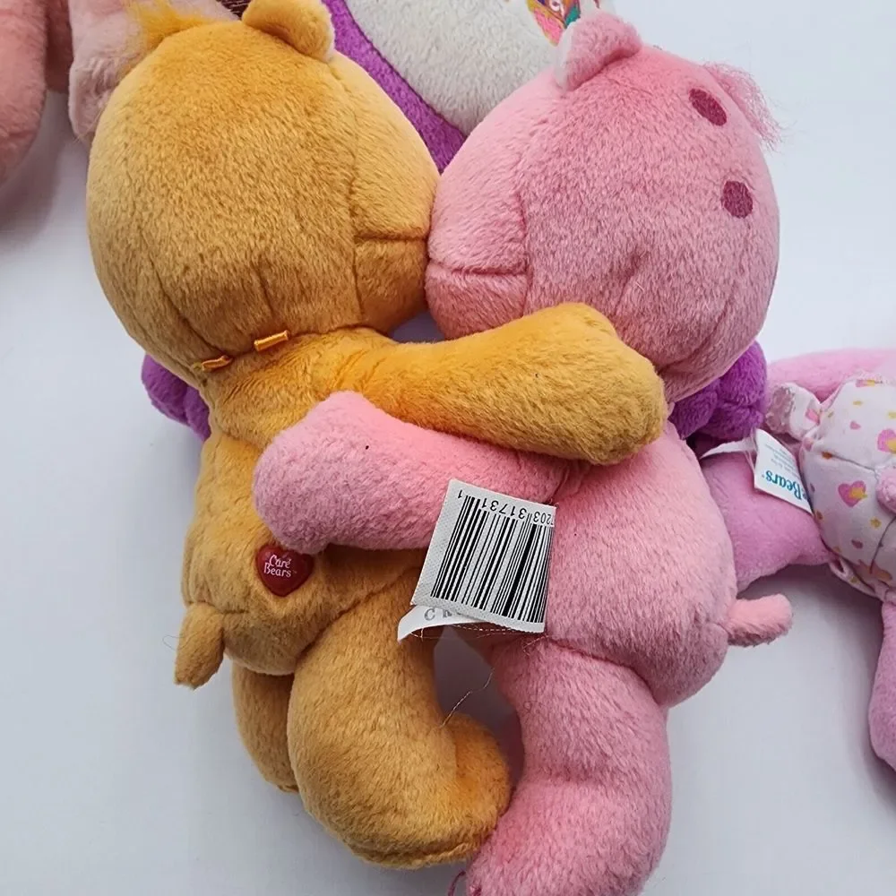 Vintage Care Bears Plush Lot Of 4 Surprise Bear Baby Hug‎ bear READ DESCRIPTION